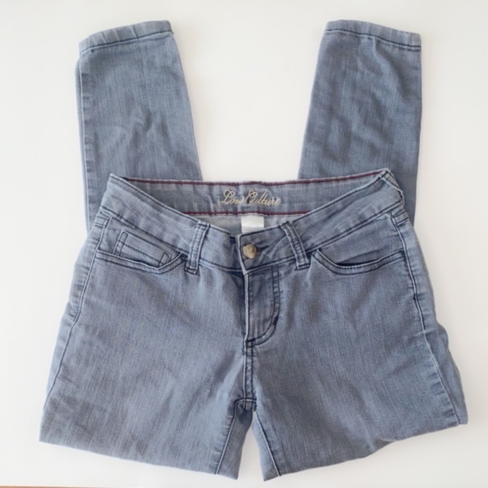 Love culture grey skinny jean‎ sz 1